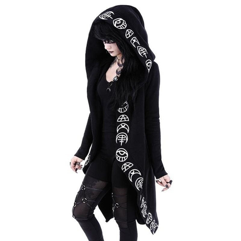 Gothic Hooded Witch Coat