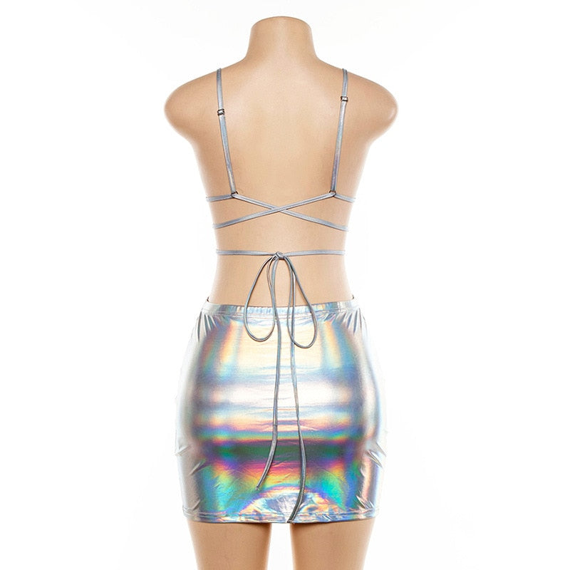 Holographic 2 Piece Party Set