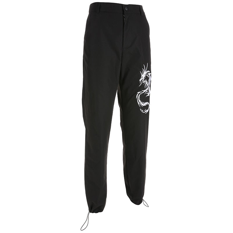 Dragon Embroidery Cargo Pants – Subculture Shop
