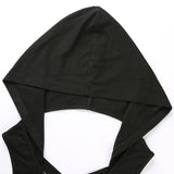 Hooded Gothic Pentagram Bodysuit